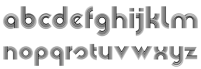 Veselka 4F Font LOWERCASE