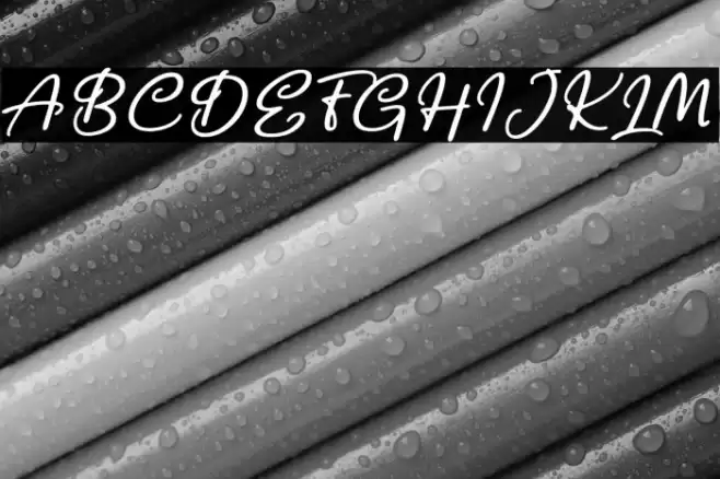 Vesetia Font examples