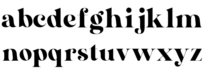 Veshion Font LOWERCASE