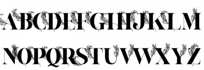 Veshion Шрифта ВЕРХНИЙ