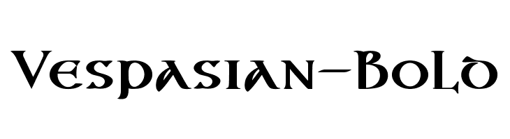 Vespasian-Bold  Frei Schriftart Herunterladen