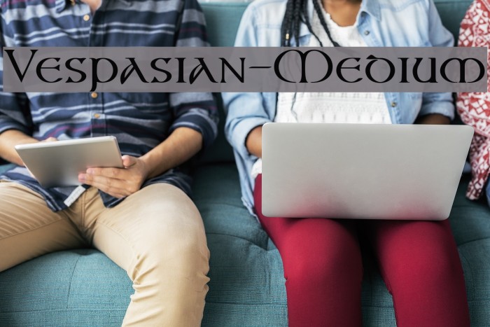 Vespasian-Medium Font examples