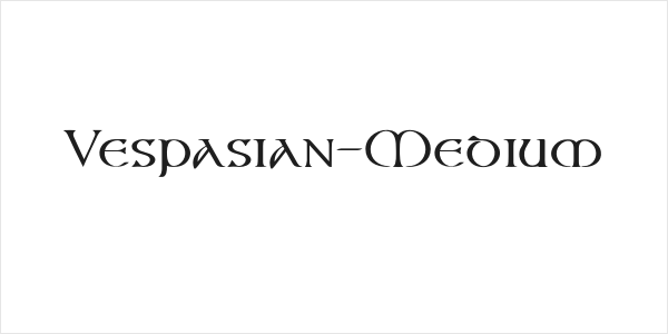 Vespasian-Medium Logo