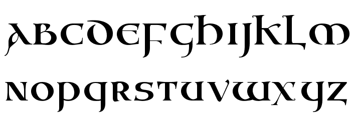 Vespasian2018 Regular Font Litere mici