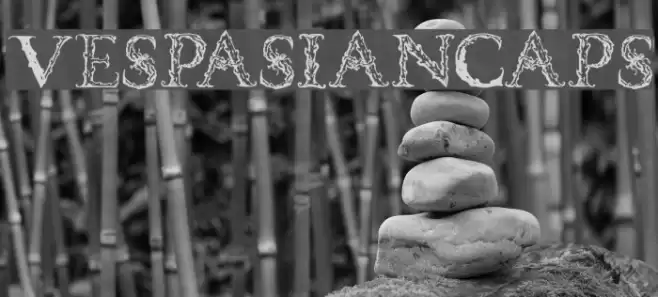 VespasianCaps Font examples