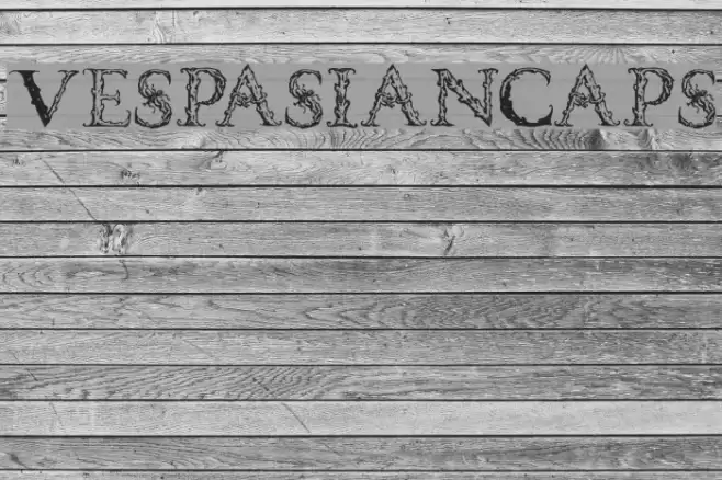 VespasianCaps Font examples