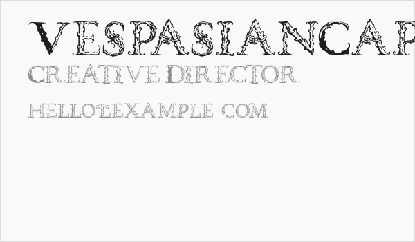 VespasianCaps Business Card
