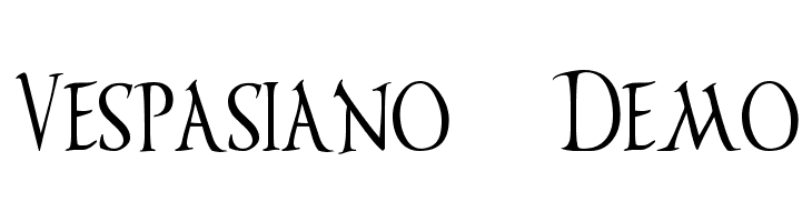 Vespasiano Demo  免费字体下载