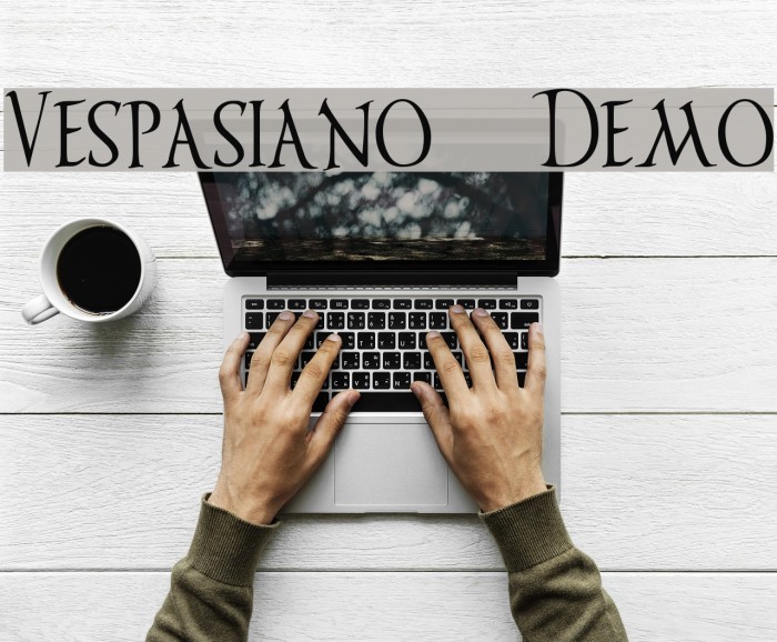 Vespasiano Demo フォント examples
