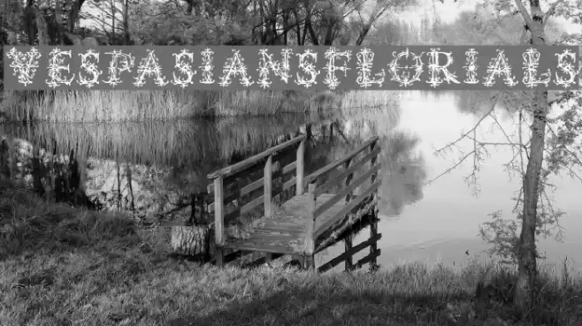 VespasiansFlorials خط examples
