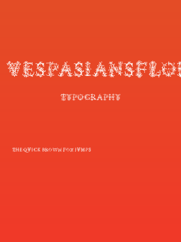 VespasiansFlorials Poster