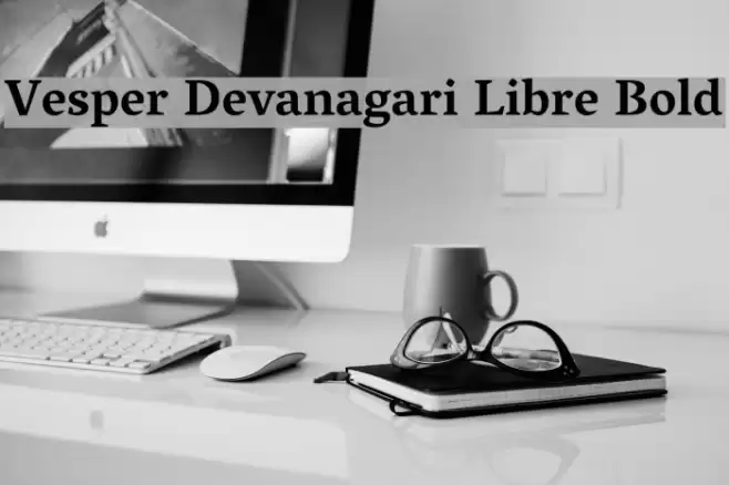 Vesper Devanagari Libre Bold Fuentes examples