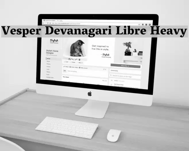 Vesper Devanagari Libre Heavy Polices examples