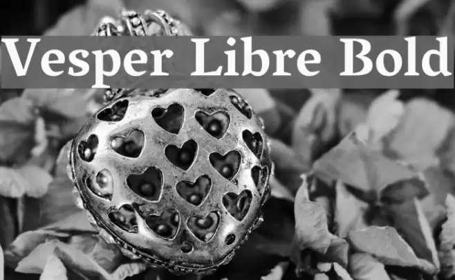 Vesper Libre Bold examples
