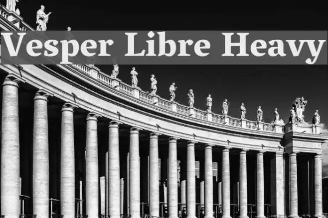 Vesper Libre Heavy examples
