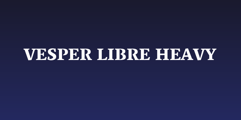 Vesper Libre Heavy Social Header