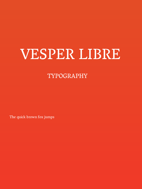 Vesper Libre Poster