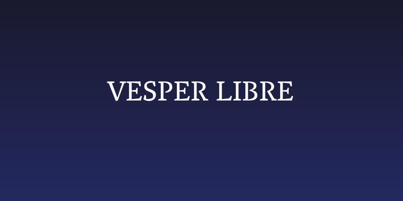 Vesper Libre Social Header