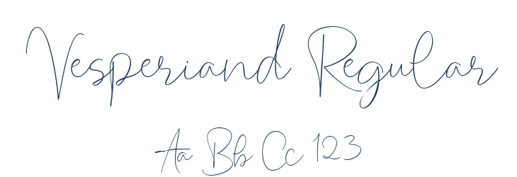 Vesperiand Regular Font Preview