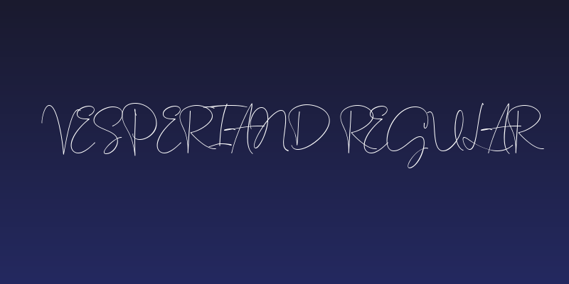 Vesperiand Regular Social Header