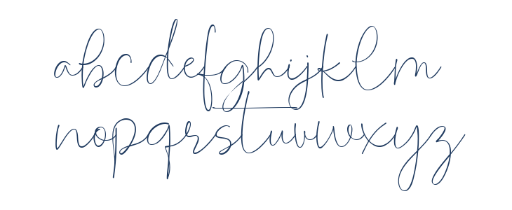 Vesperiand Regular Lowercase