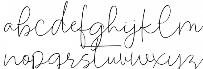 Vesperiand Regular Font LOWERCASE