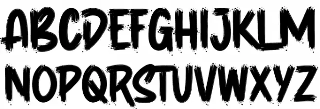 Vespertine 字体 大写