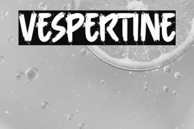 Vespertine Font examples