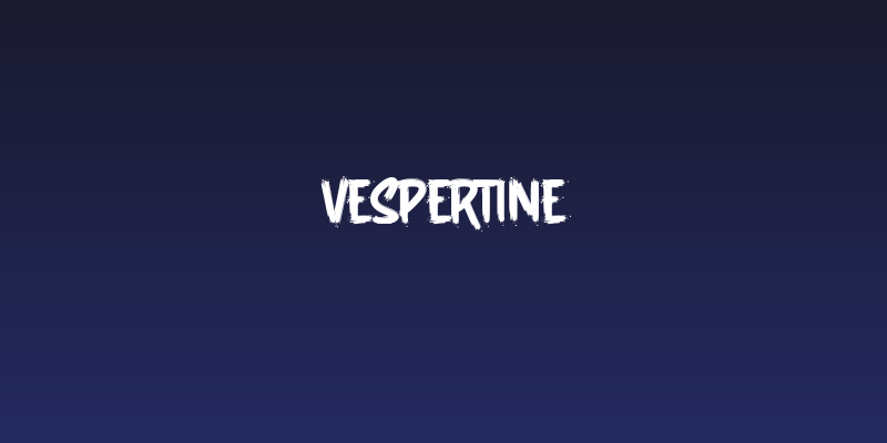 Vespertine Social Header