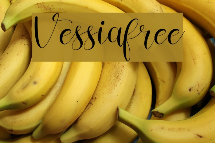 Vessiafree Font examples