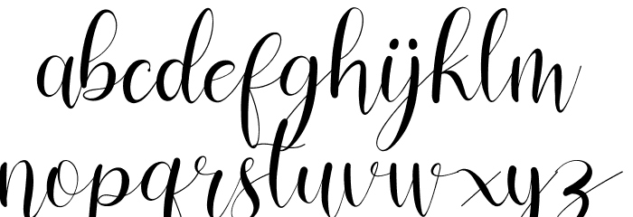Vessiafree Font LOWERCASE