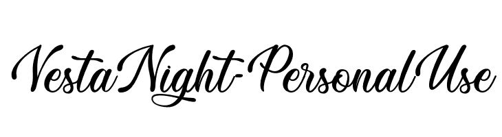 Vesta Night - Personal Use  Descarca Fonturi Gratis