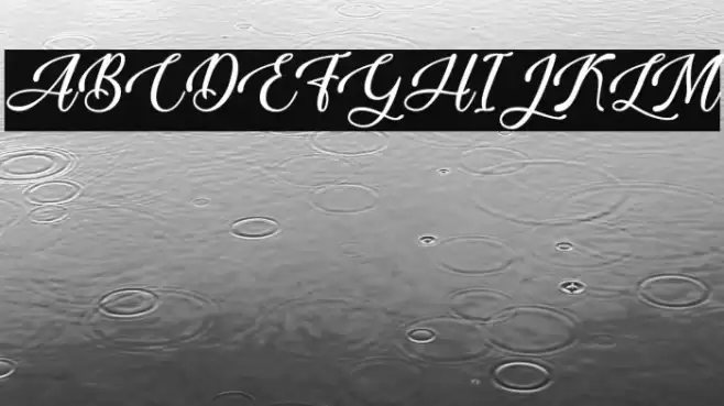 Vesta Night - Personal Use Font examples