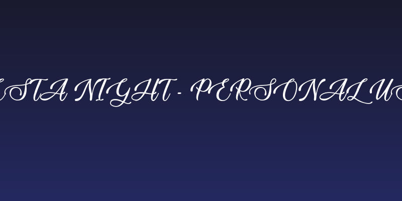 Vesta Night - Personal Use Social Header