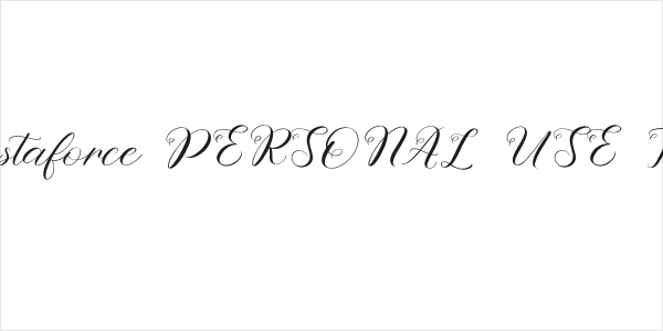 Vestaforce PERSONAL USE Thin Logo