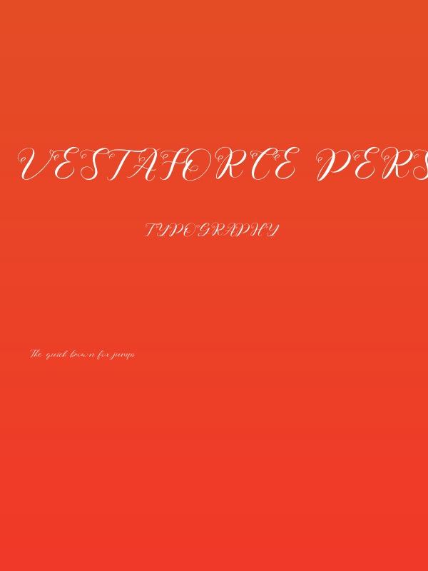 Vestaforce PERSONAL USE Thin Poster