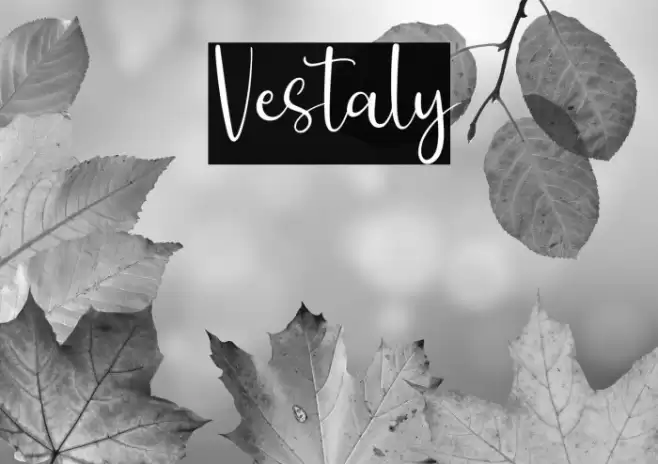 Vestaly フォント examples