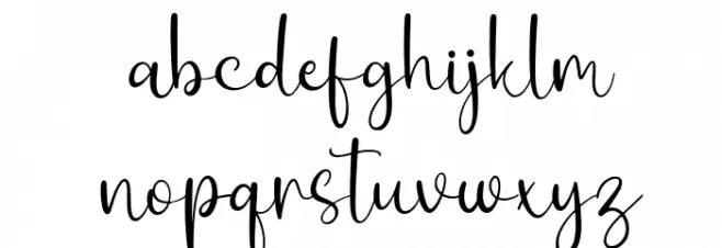 Vestaly フォント 小文字