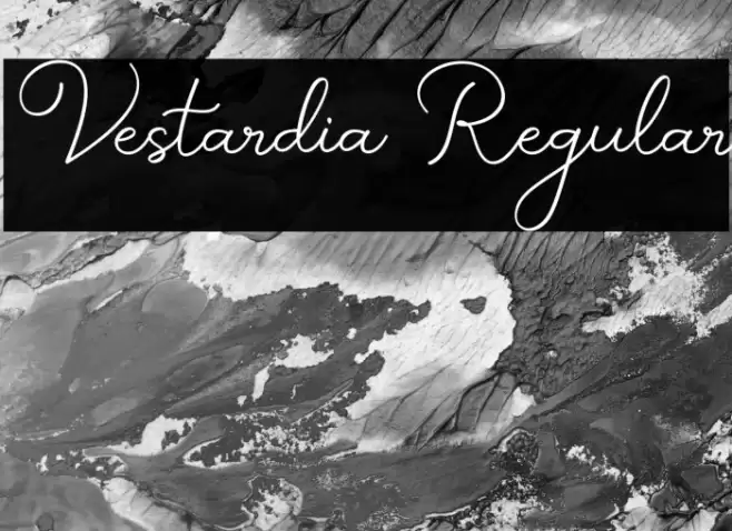 Vestardia Regular Font examples