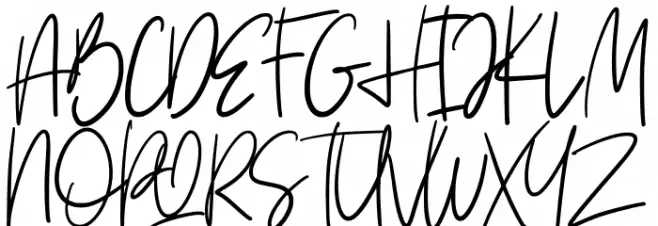 Vesterly Regular 字体 大写
