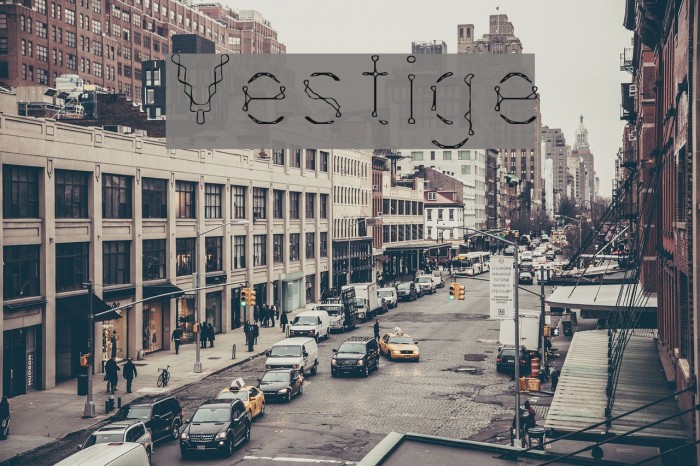 Vestige Font examples