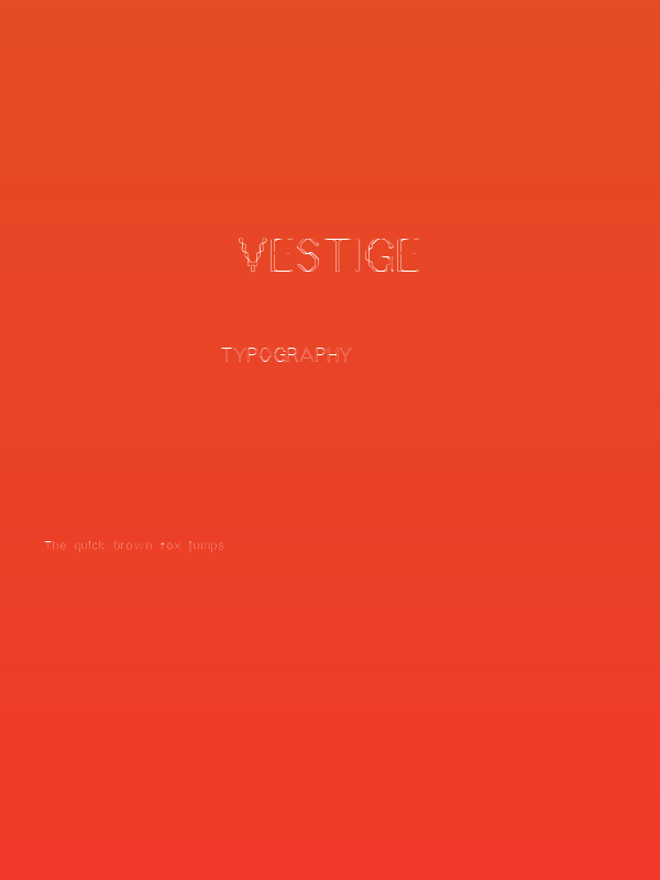 Vestige Poster