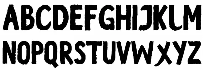 Vestite y Andate! Шрифта ВЕРХНИЙ
