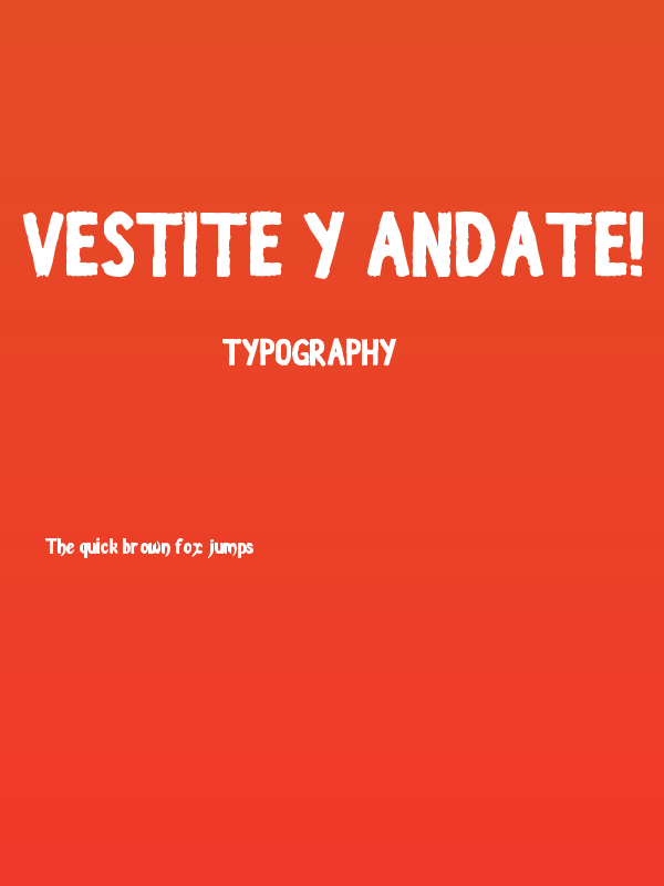 Vestite y Andate! Poster