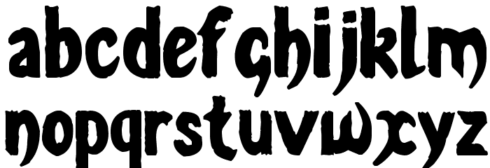 Vestite y Andate! Font LOWERCASE