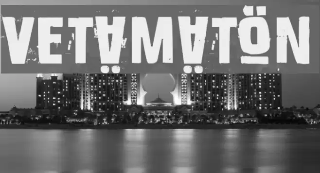 Vetämätön Font examples