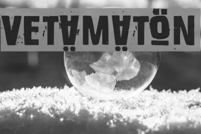 Vetämätön Font examples