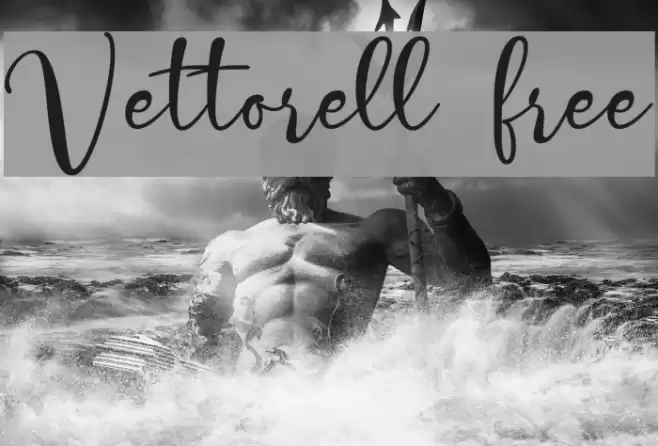 Vettorell free Font examples