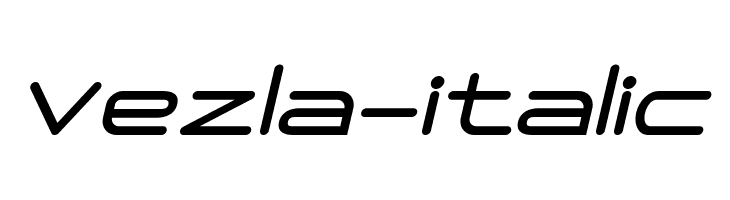 Vezla-italic  Скачать бесплатные шрифты