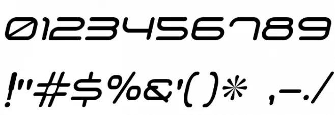 Vezla-italic Font OTHER CHARS